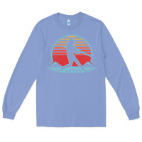 Colony Blue Softball Retro Vintage 80s Style Player Gift Long Sleeve Tee - longCreatives