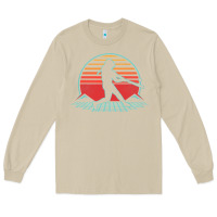 Mushroom Softball Retro Vintage 80s Style Player Gift Long Sleeve Tee - longCreatives