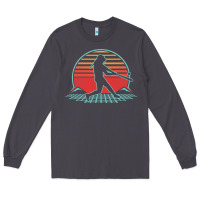 Smoke Softball Retro Vintage 80s Style Player Gift Long Sleeve Tee - longCreatives