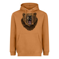 Meerkat bear head Heavyweight Hoodie - BarkalooDesign
