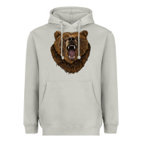 Moon Dust bear head Heavyweight Hoodie - BarkalooDesign