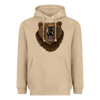 Mushroom bear head Heavyweight Hoodie - BarkalooDesign