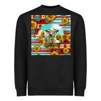 Black Charolais Calf Gemstone Heavyweight Sweatshirt - LillyAllenDesigns