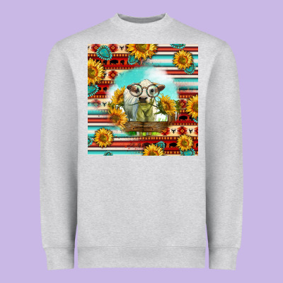 Charolais Calf Gemstone Heavyweight Sweatshirt Designed By Lillyallendesigns