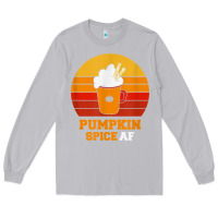 Moon Dust pumpkin spice af retro vintage background happy halloween Long Sleeve Tee - longCreatives