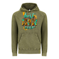 Vintage Olive Best Mom ever mother's day Vintage Hoodie - HowdyJamesFarm