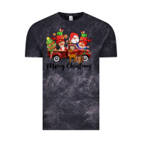 Cloud Black merry christmas truck gnomies Vintage Tee - CowGirlArtShop