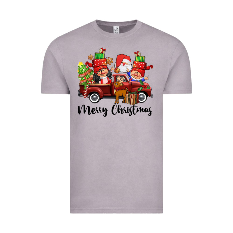 Merry Christmas Truck Gnomies Vintage Tee by CowGirlArtShop | Teevron