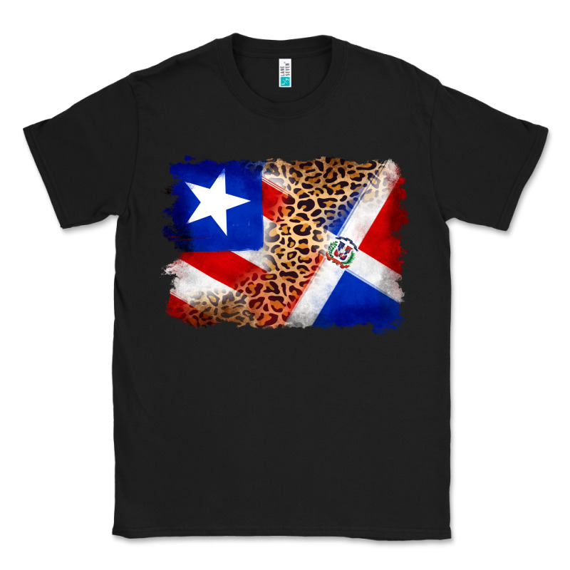 Puerto Rico And Dominican Republic Flag Classic Tee by Artiststas | Teevron