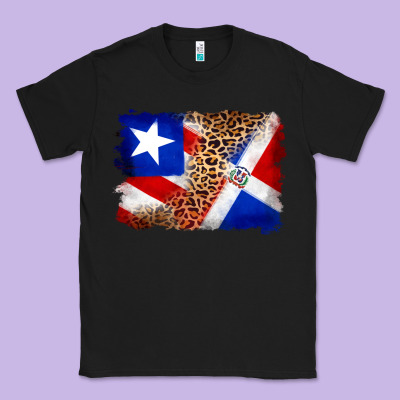 Puerto Rico And Dominican Republic Flag Classic Tee Designed By Artiststas