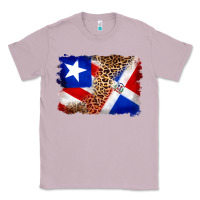Lilac puerto rico and dominican republic flag Classic Tee - Artiststas