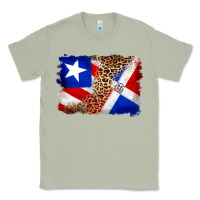 Matcha puerto rico and dominican republic flag Classic Tee - Artiststas