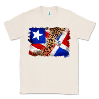 Natural puerto rico and dominican republic flag Classic Tee - Artiststas