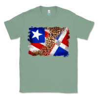 Sage puerto rico and dominican republic flag Classic Tee - Artiststas