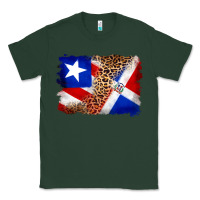 Sports Green puerto rico and dominican republic flag Classic Tee - Artiststas