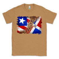 Toasted Coconut puerto rico and dominican republic flag Classic Tee - Artiststas