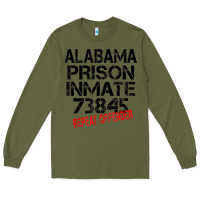 Army Green halloween alabama prisoner party costume tshirt Long Sleeve Tee - longCreatives