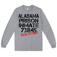 Heather Grey halloween alabama prisoner party costume tshirt Long Sleeve Tee - longCreatives
