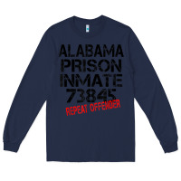 Navy halloween alabama prisoner party costume tshirt Long Sleeve Tee - longCreatives