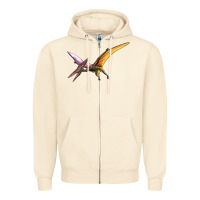 Sandshell dinosaur pterodactyl Zipper Hoodie - Artiststas