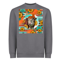 Storm Hereford Bull Heavyweight Sweatshirt - LillyAllenDesigns