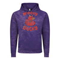 Cloud Purple spooky devil rubber duck halloween Vintage Hoodie - longCreatives