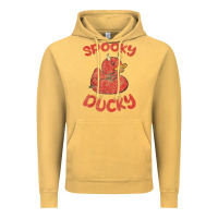 Vintage Mustard spooky devil rubber duck halloween Vintage Hoodie - longCreatives