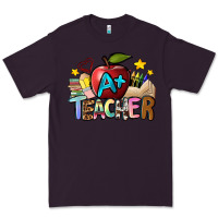 Plum a teacher Premium Tee - NancyCooperArtShop