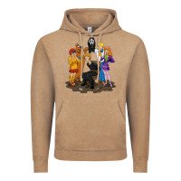 Vintage Coffee surprise!  scooby dog with friends funny halloween Vintage Hoodie - longCreatives