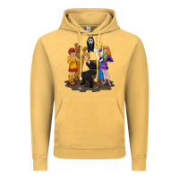 Vintage Mustard surprise!  scooby dog with friends funny halloween Vintage Hoodie - longCreatives