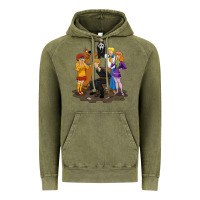 Vintage Olive surprise!  scooby dog with friends funny halloween Vintage Hoodie - longCreatives