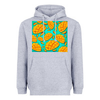 Heather Grey mango Heavyweight Hoodie - BarkalooDesign