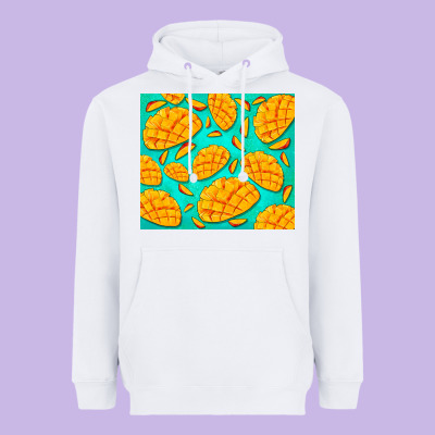 Mango Heavyweight Hoodie Designed By Barkaloodesign