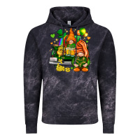 Cloud Black St. Patrick's Day gnomies with heart Vintage Hoodie - HowdyJamesFarm