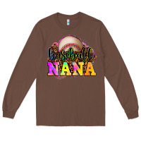 Chestnut baseball nana Long Sleeve Tee - OliviaCreatesArt