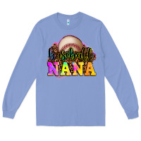 Colony Blue baseball nana Long Sleeve Tee - OliviaCreatesArt