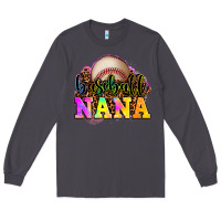 Smoke baseball nana Long Sleeve Tee - OliviaCreatesArt