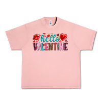 Salmon Hello Valentine Urban Heavy Tee - HowdyJamesFarm