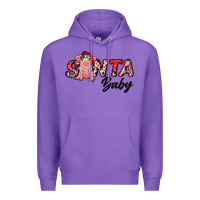 Purple Christmas Santa Baby Premium Hoodie - RanaPortraitStore