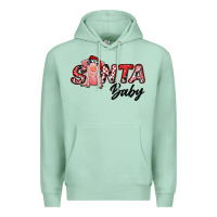 Seafoam Christmas Santa Baby Premium Hoodie - RanaPortraitStore