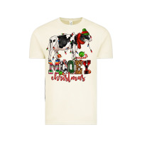 Vintage Arctic mooey christmas cow Vintage Tee - CowGirlArtShop