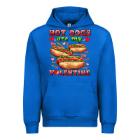 Cobalt hot dogs are my valentine Urban Hoodie - AdoDesignShop