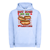 Pigment Grape Ice hot dogs are my valentine Urban Hoodie - AdoDesignShop