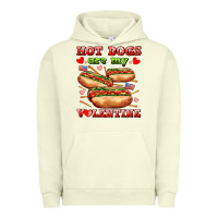 Pigment Pistachio hot dogs are my valentine Urban Hoodie - AdoDesignShop