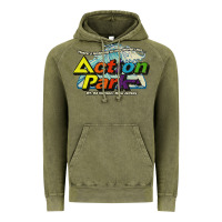 Vintage Olive Funny Action Park New Jersey 1978 Vintage Vintage Hoodie - longCreatives