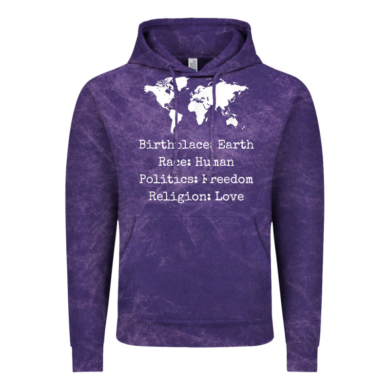 Birthplace Earth Race Human Politics Freedom Religion Love T Shirt Vintage Hoodie by longCreatives | Teevron