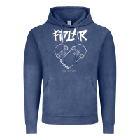 Vintage Denim Fidlar no Waves fans , music Vintage Hoodie - longCreatives