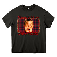 Asphalt Merry Christmas You Filthy Animal Heavy Core Tee - Bettercallsaul