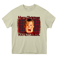 Mossy Merry Christmas You Filthy Animal Heavy Core Tee - Bettercallsaul