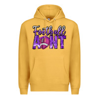 Mustard football aunt Premium Hoodie - CowhideDigitalArt